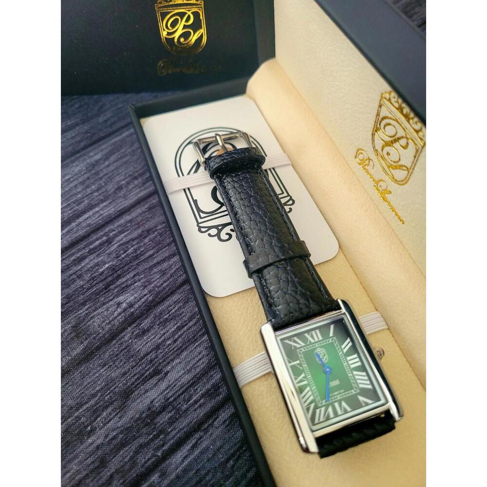 Pierre Lucerne Emerald 1888‎ Mens Tank Watch With Box